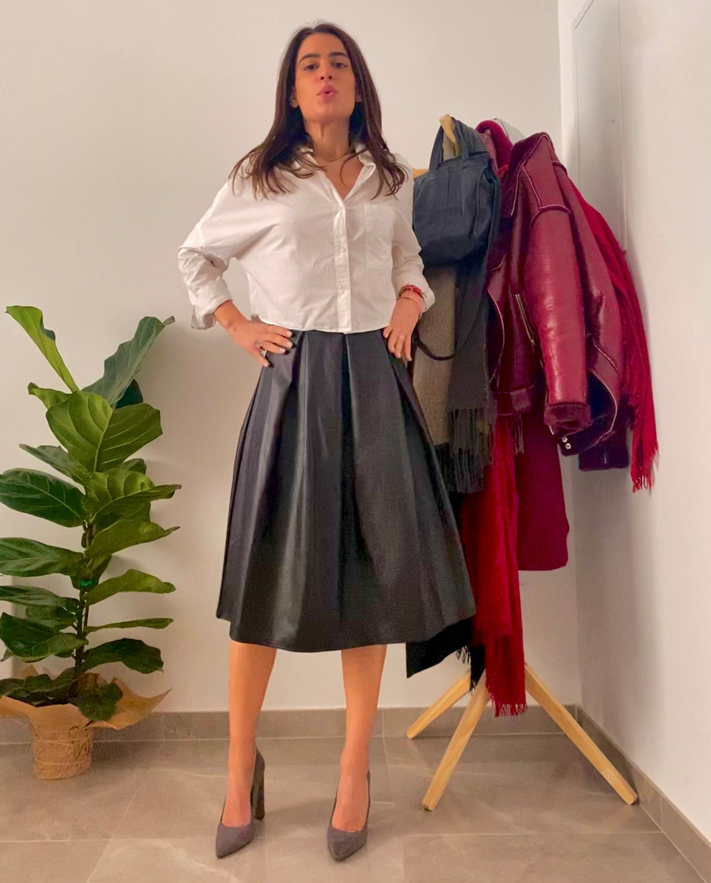 Μαύρη balloon φούστα