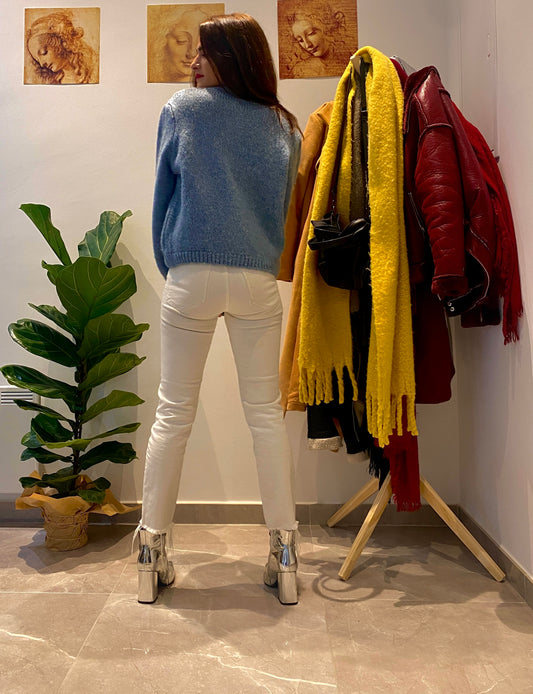 Γαλάζια ζακέτα