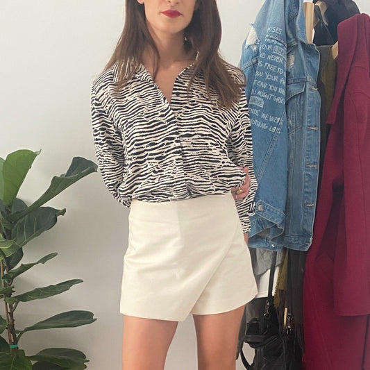 Ασπρόμαυρο πουκάμισο